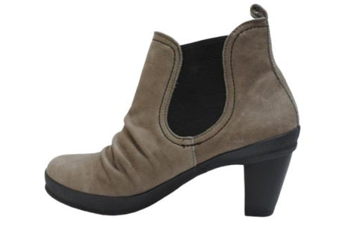 【SPINGLE NIMA NIMA706 グレー】本革サイドゴアブーティ